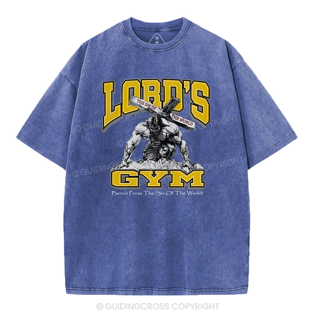 Lords Gym Christian Washed T-Shirt