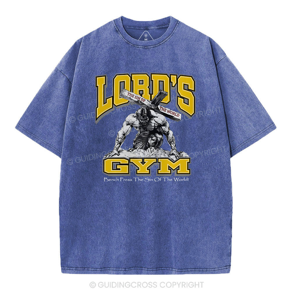 Lords Gym Christian Washed T-Shirt