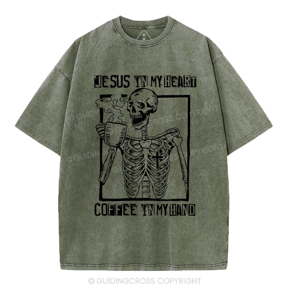 Cross on Hand Christian T Shirt Cross on Hand Christian T Shirt