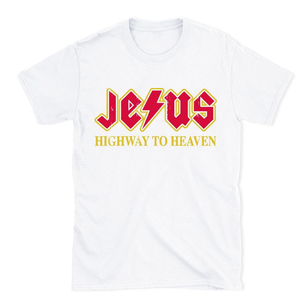 Jesus Highway To Heaven Christian T-Shirt