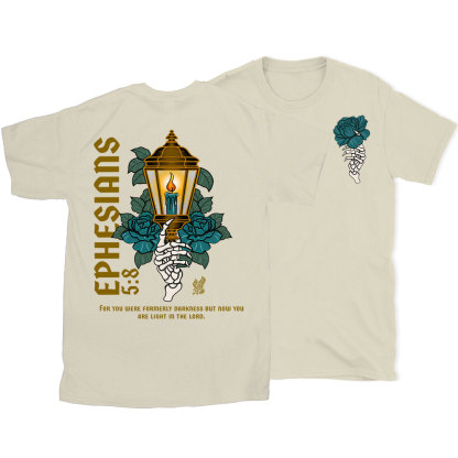 For You Were Formerly Darkness Christian T-Shirt