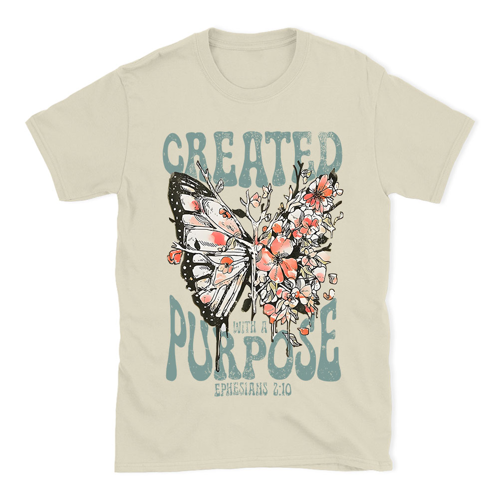 Created With A Purpose Christian T-Shirt