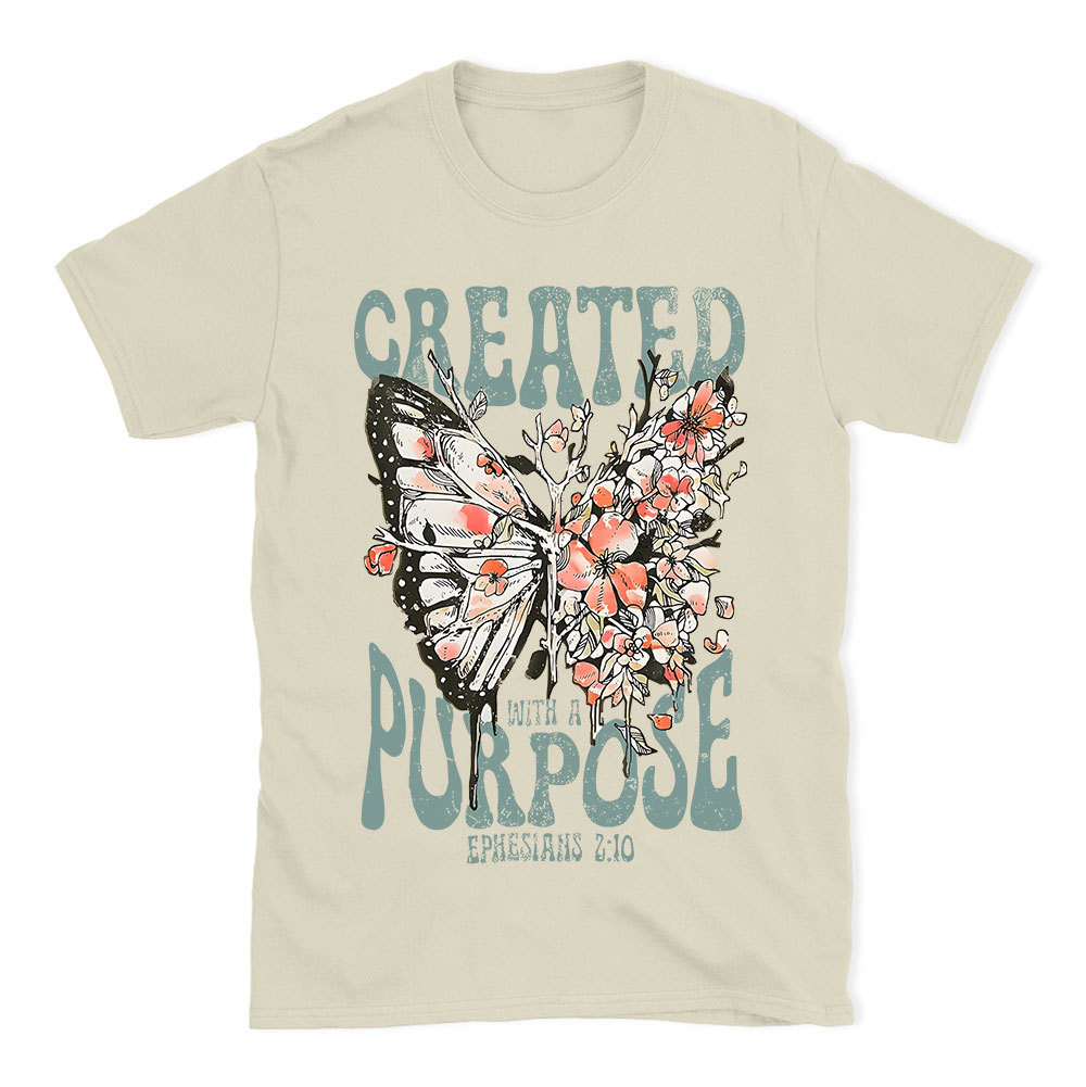 Created With A Purpose Christian T-Shirt