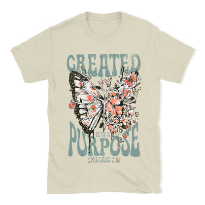 Created With A Purpose Christian T-Shirt