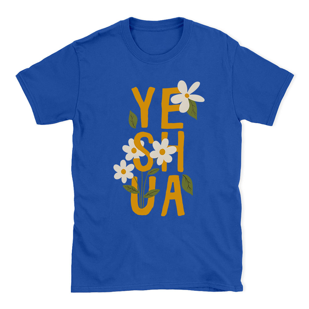 Yeshua With Flower Christian T-Shirt