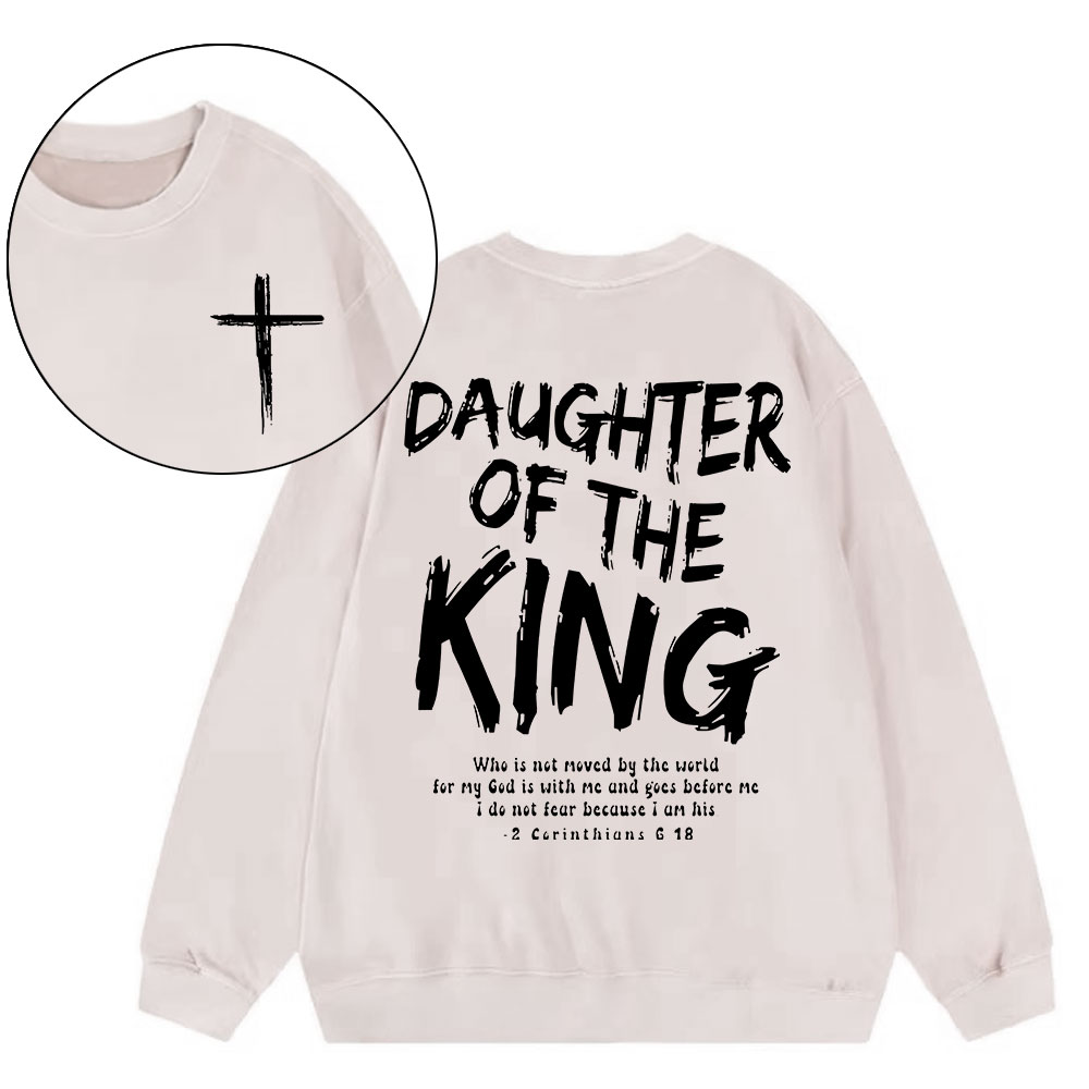 Daughter Of The King Christian Washed Sweatshirt