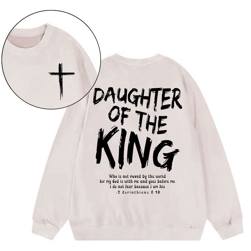 Daughter Of The King Christian Washed Sweatshirt