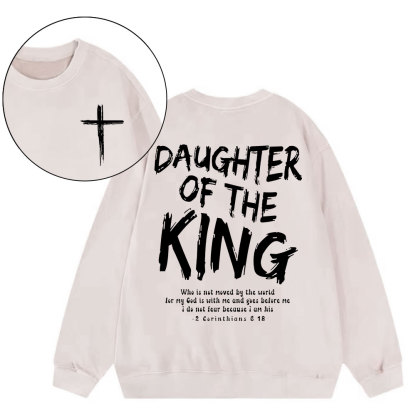 Daughter Of The King Christian Washed Sweatshirt