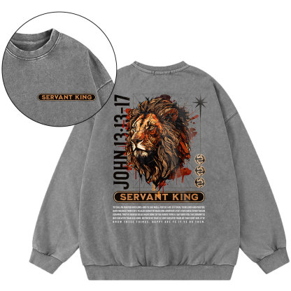 Servant King Christian Washed Sweatshirt