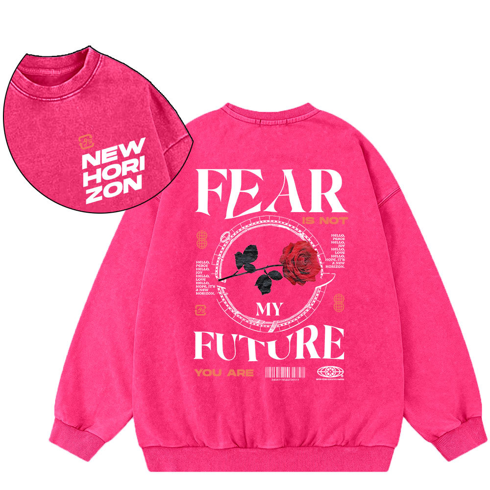 Fear Future Christian Washed Sweatshirt