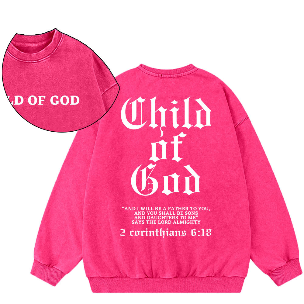 God Gives His Toughest Battles To His Silliest Goose Christian Washed Sweatshirt Sale - GuidingCross