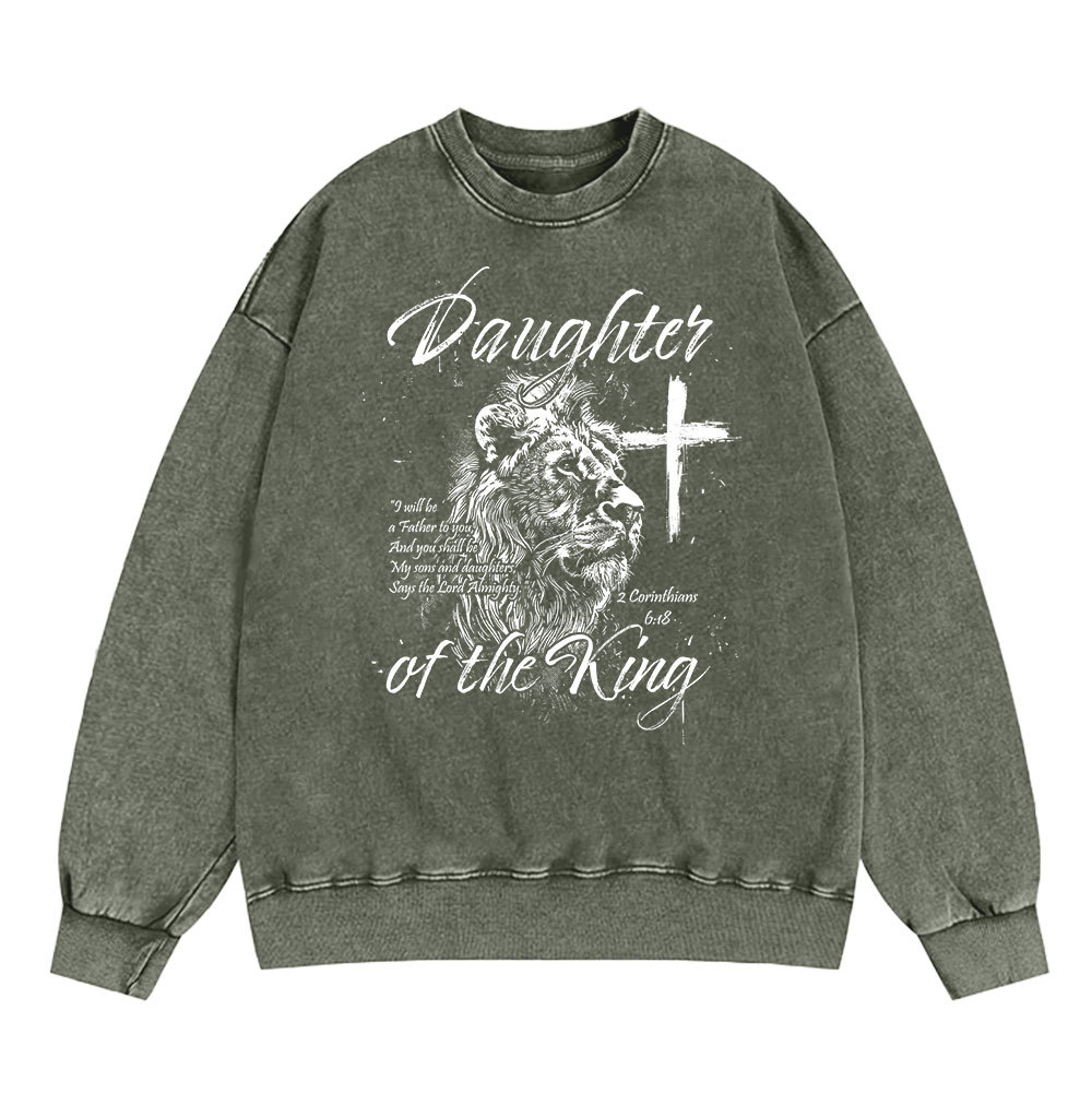 Daughter Of King Christian Washed Sweatshirt