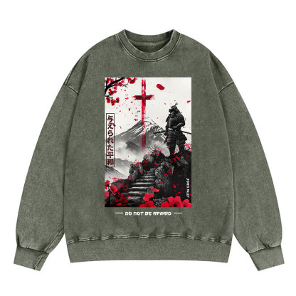 Peace Christian Washed Sweatshirt