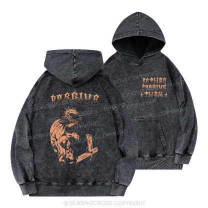 Forgiven Christian Washed Hoodie 