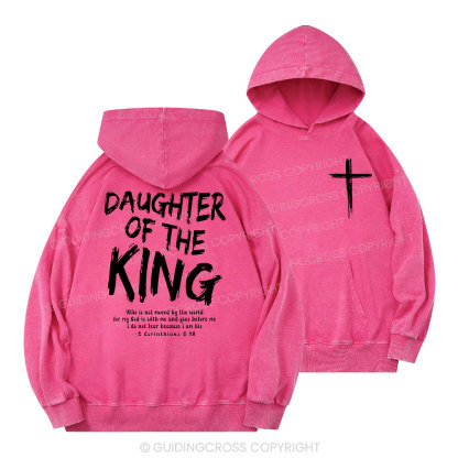 Daughter Of The King Christian Washed Hoodie