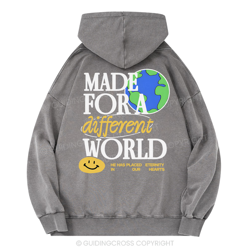 Made For Diffrent World Christian Washed Hoodie