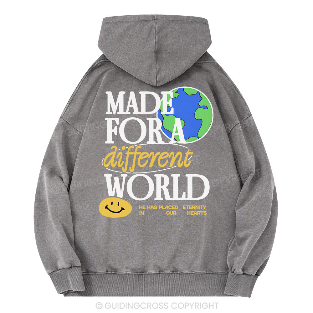 Made For Diffrent World Christian Washed Hoodie