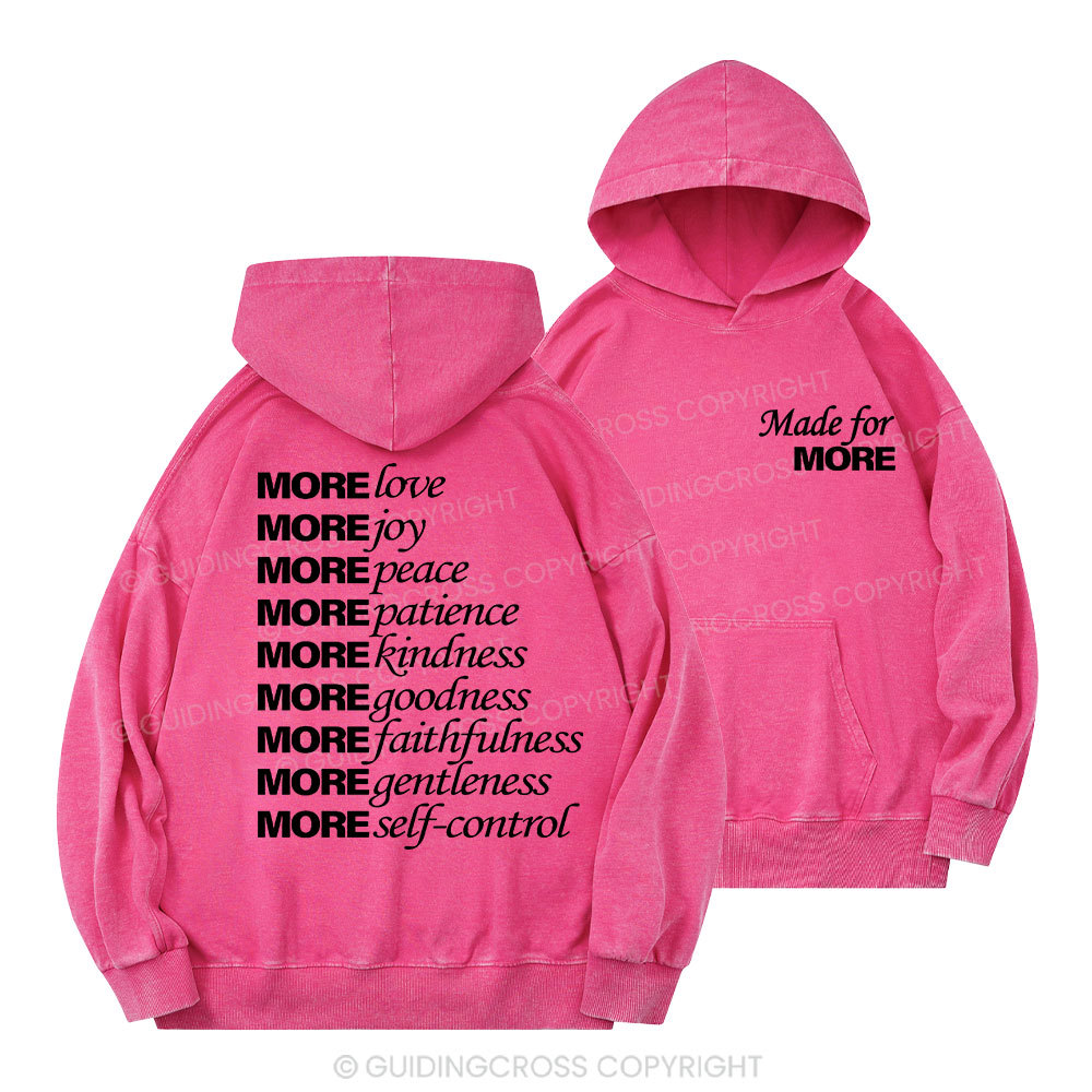 Made For More Christian Washed Hoodie