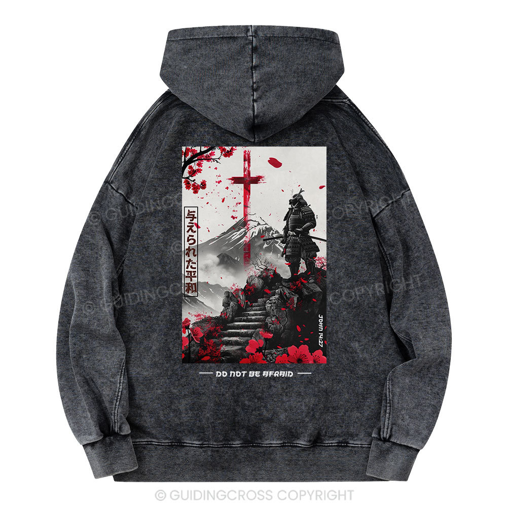 Peace Christian Washed Hoodie