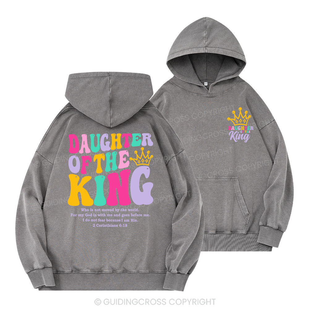 Daughter Of The King Christian Washed Hoodie
