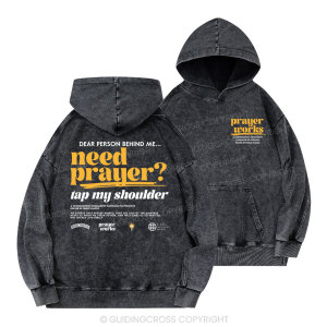 Image of Need Prayer Tap My Shoulder Hoodie