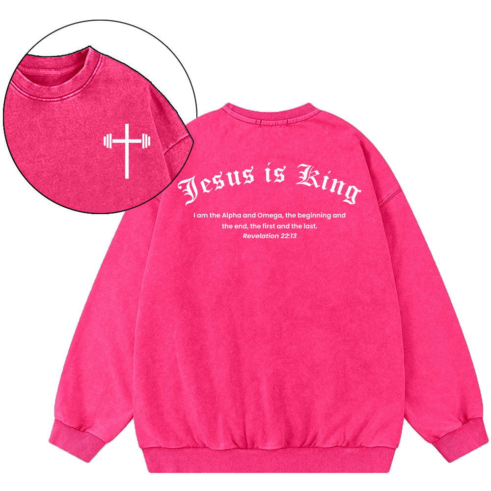 Seek Frist The Kingdom Of God Christian Washed Sweatshirt Sale - GuidingCross