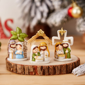 Image of Christmas in Christ Family Ornament