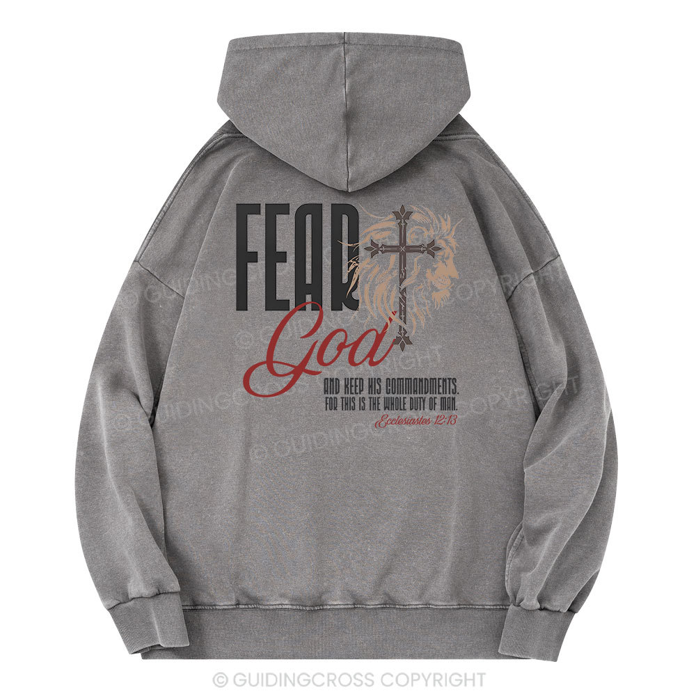 Vintage Christian Washed Hoodie Sample Sale - GuidingCross