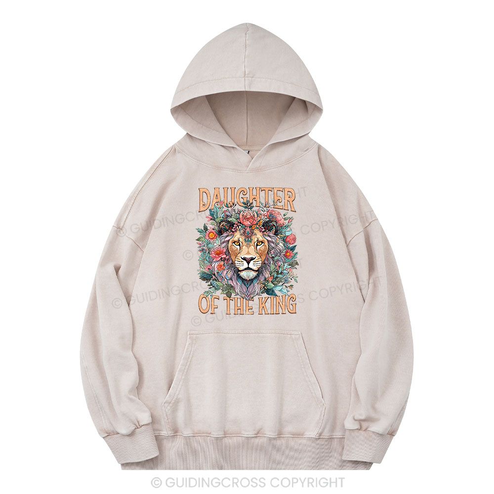 Daughter Of The King Christian Washed Hoodie