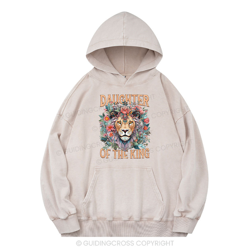 Daughter Of The King Christian Washed Hoodie