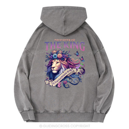 Daughter Of The King Christian Washed Hoodie