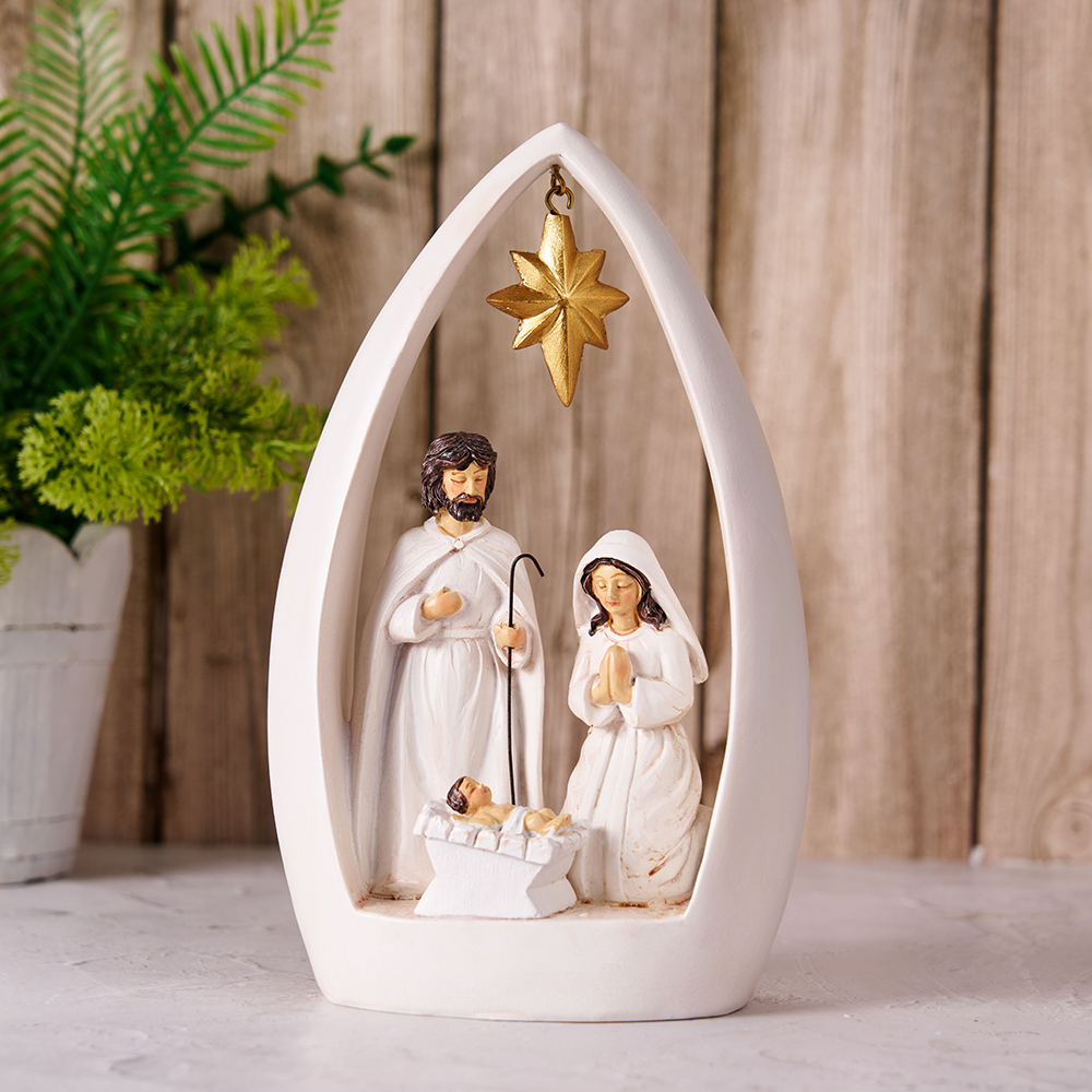 Nativity Christian Resin Ornament