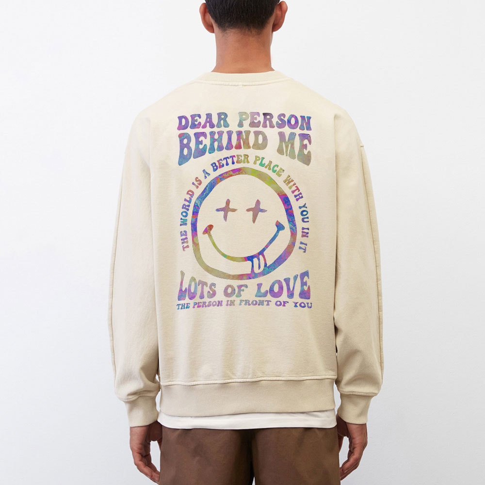 Dear Person Behind Me Christian Washed Sweatshirt