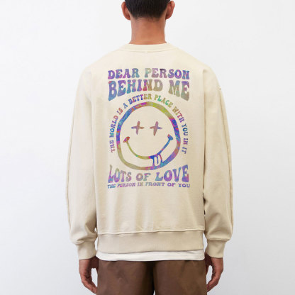 Dear Person Behind Me Christian Washed Sweatshirt
