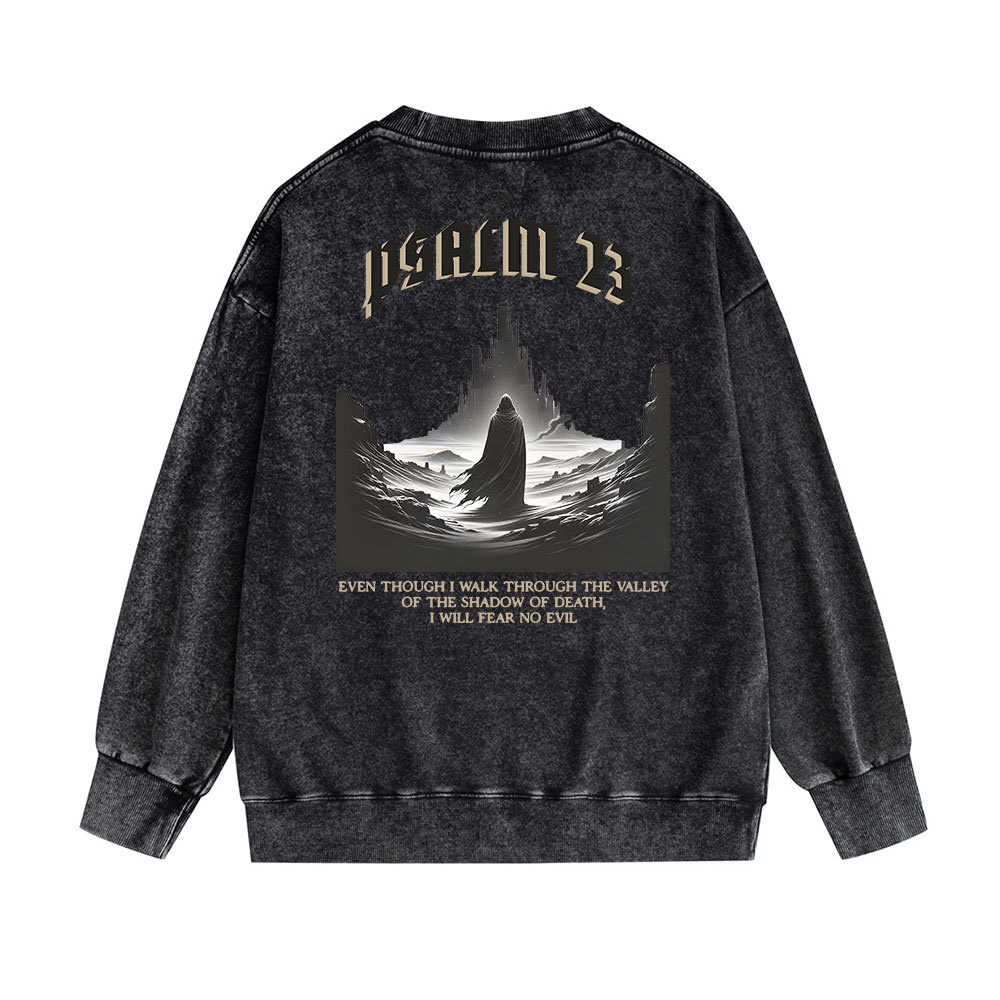 Psalm Christian Washed Sweatshirt