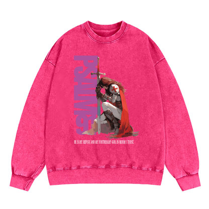 PSALM Christian Washed Sweatshirt