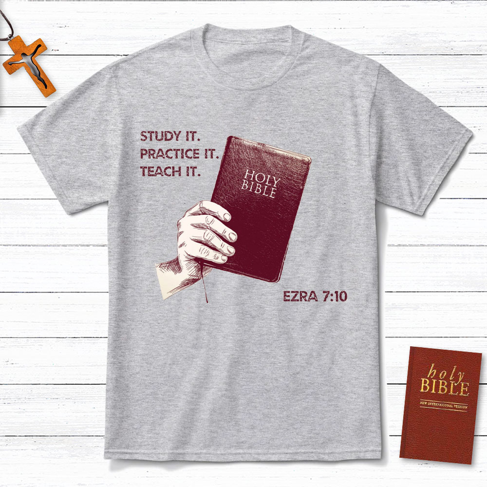 Study The Holy Bible Christian T-Shirt