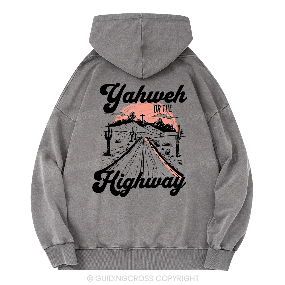 Yahweh Christian Washed Hoodie
