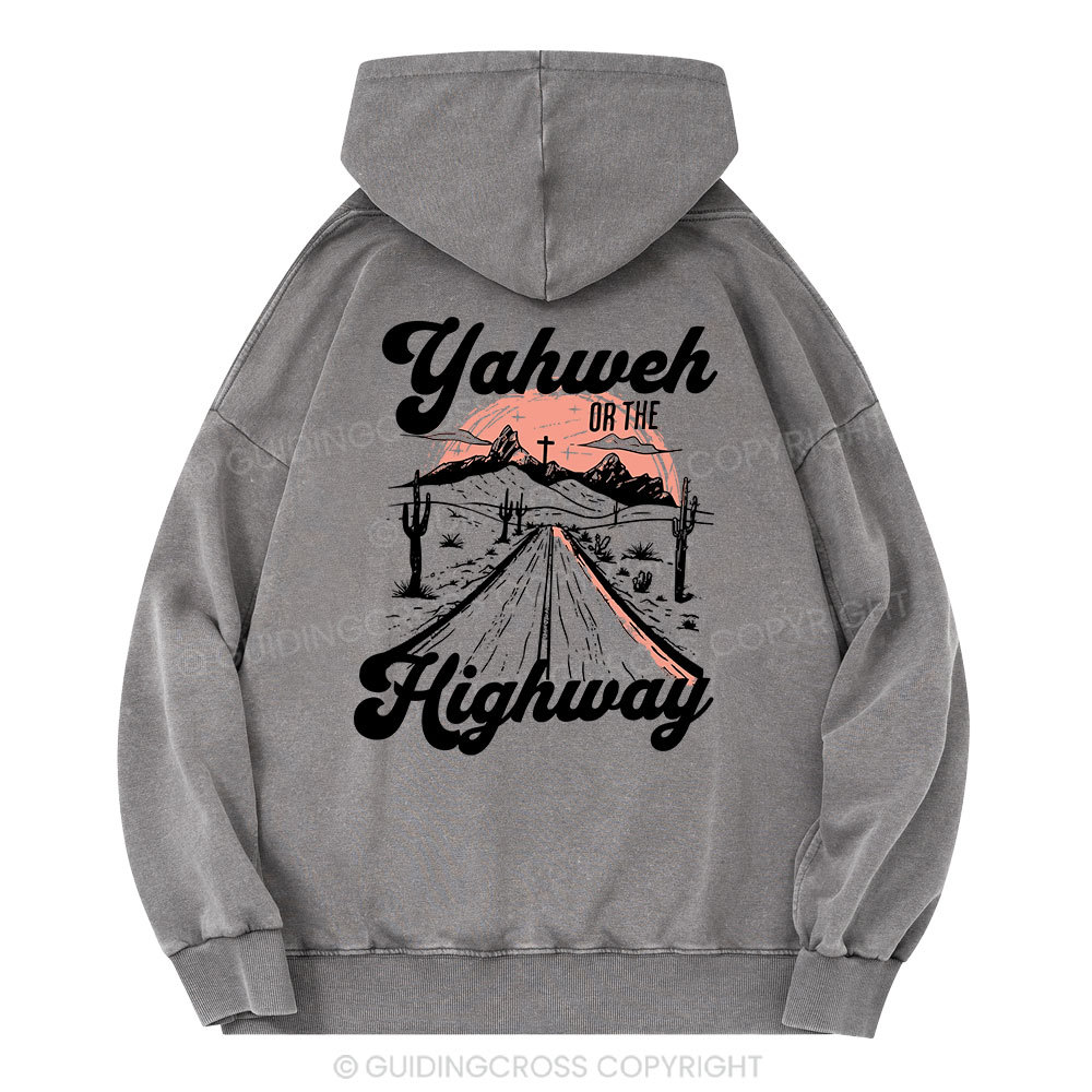 Yahweh Christian Washed Hoodie