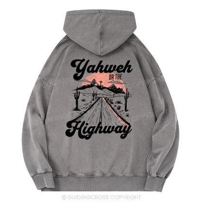 Yahweh Christian Washed Hoodie