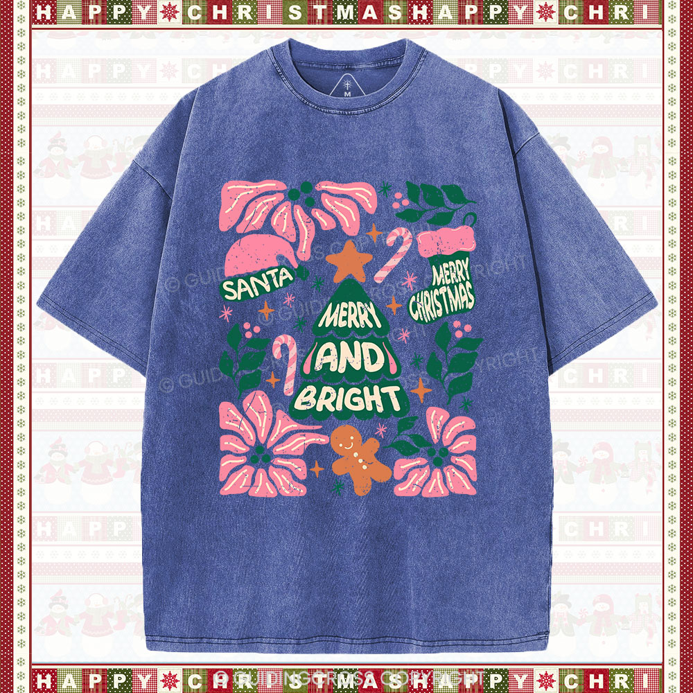 Be The Light Christian Washed T-Shirt