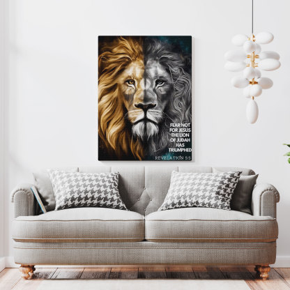  Fear Not For Jesus Christian Canvas Wall Art