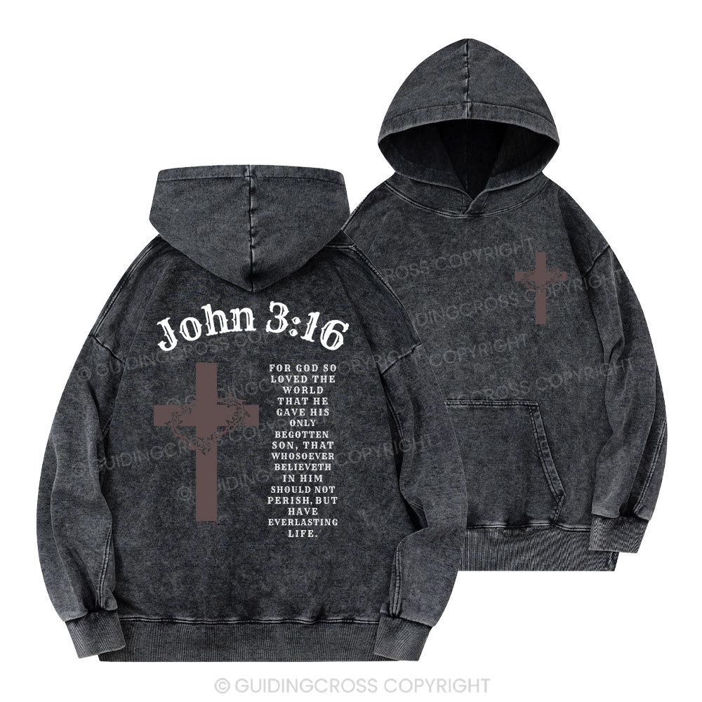 Faith Apparel Christian Washed Hoodie