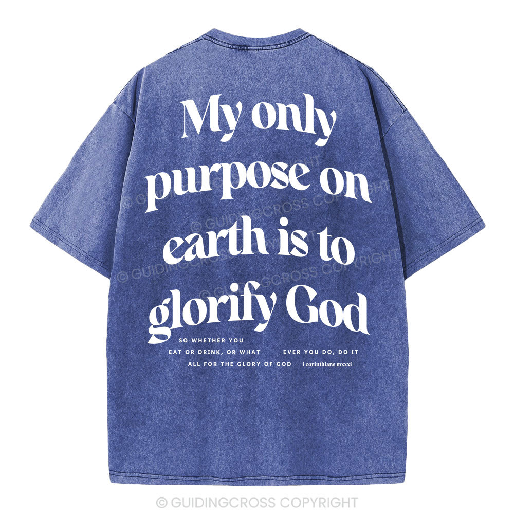 My Only Purpose Christian Washed T-Shirt