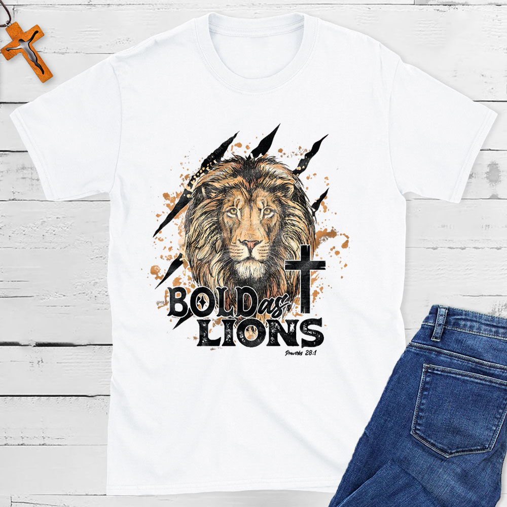 Bold As Lion Christian T-Shirt