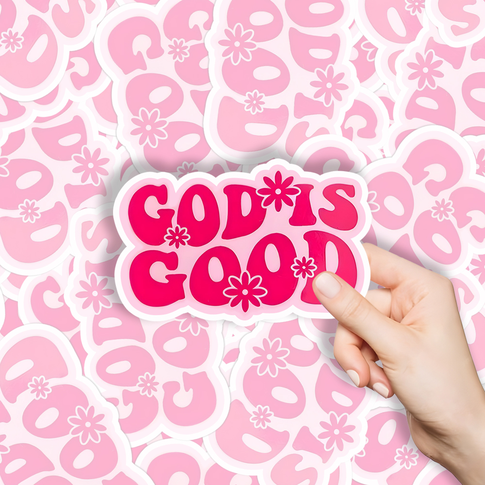 God Is Good Christian Stickers 