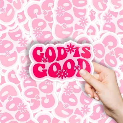 God Is Good Christian Stickers 