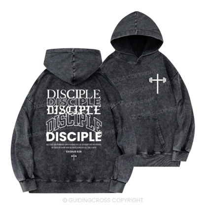 Discipple Christian Washed Hoodie