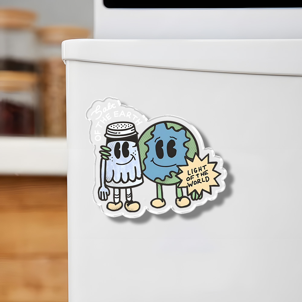 Light Of The World Acrylic Refrigerator Magnets