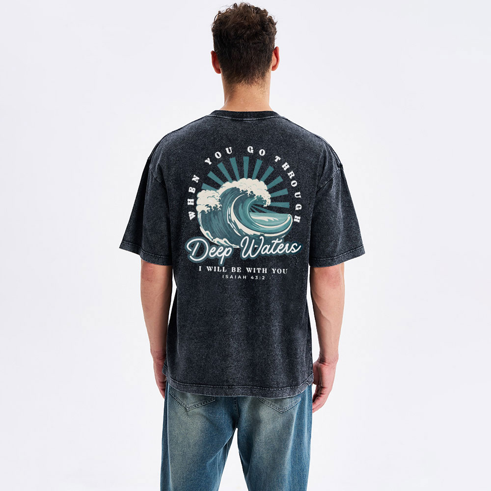 Deep Water Chirstian Washed T-Shirt